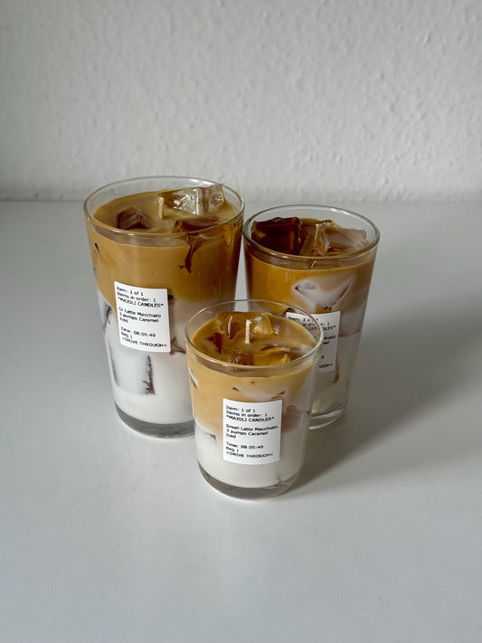 Iced Caramel Latte Kerze