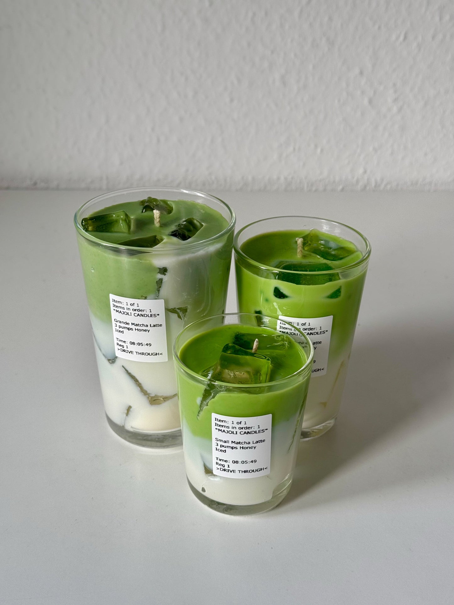 Iced Matcha Latte Kerze